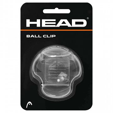 Head Ball Clip Clear White